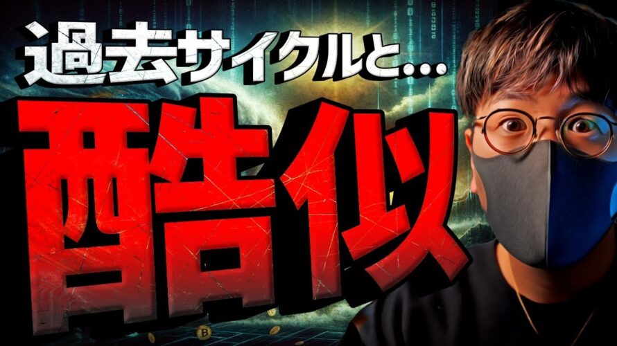ビットコイン過去相場と酷似!相場天井は2025年○月!?