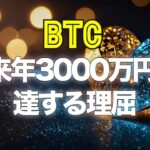 ビットコインが来年3000万円に達する理屈
