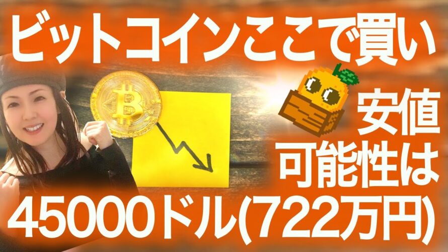 【ビットコイン初心者必見】安値は626万円〜722万円の可能性 仮想通貨を始めよう NFTまり