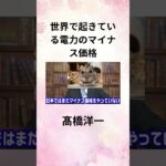 ④髙橋洋一 世界で起きている電力のマイナス価格 #Shorts