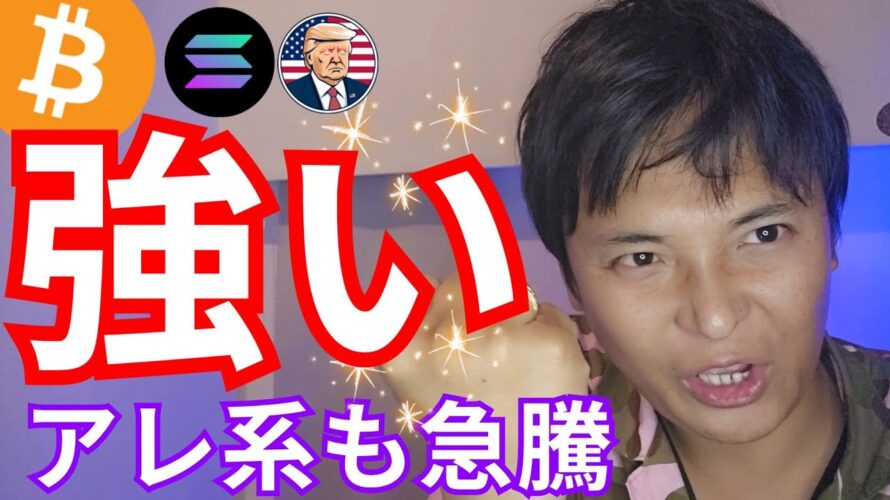 【ビットコイン 強い】アレ系 仮想通貨 も急騰