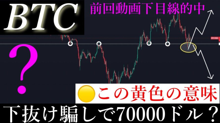 8/2✅「昨日の下落は騙し?8月前半あげてくるのか解説します」ビットコイン分析