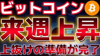 ビットコイン週明け上昇する準備が整った!?ETFから流入となり買い需要が高まってきた。