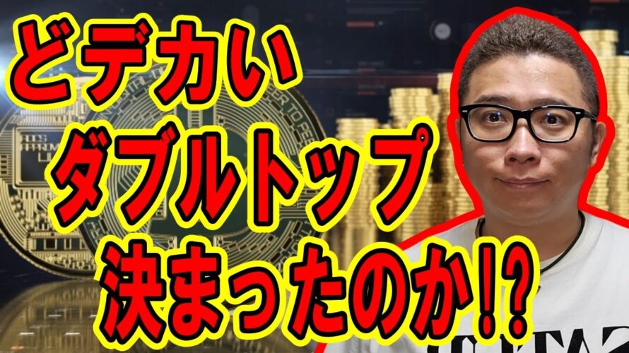 どデカいダブルトップは決まっているのか!?【 #ビットコイン & アルトコイン 分析】 #bitcoin #btc