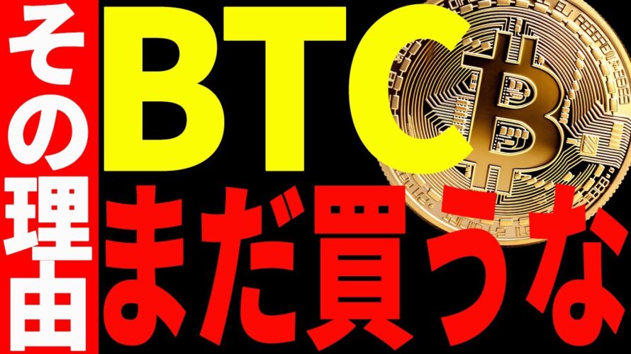 ⚠️注意⚠️ビットコインまだ買うな!その理由は?今後の最新戦略を共有!【仮想通貨】
