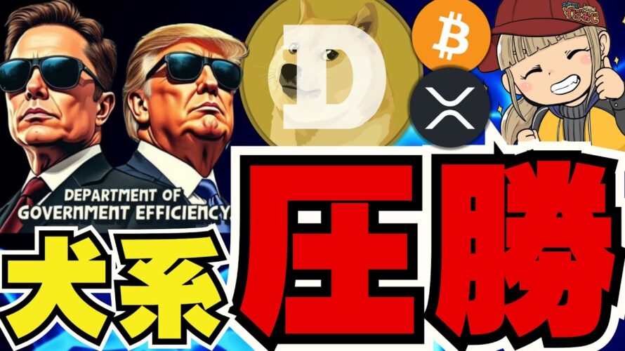 【🔥ドージコイン強し】イーロン砲炸裂!10月爆億か/ビットコイン好調の影にステーブルコイン?/XRPも上昇中!1000倍とかあり得るの?【あり得ません】