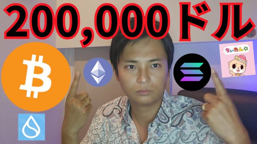 【仮想通貨ビットコイン】2025年に200,000ドル (約2,800万円)へ上昇する