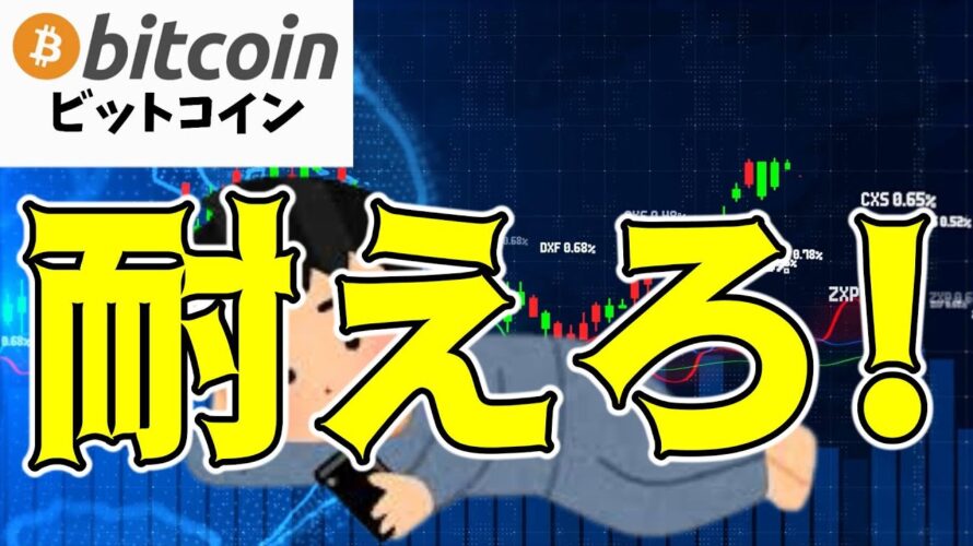 【仮想通貨 ビットコイン】今は耐えろ!本当の反発は〇〇(朝活配信日目 毎日相場をチェックするだけで勝率アップ)【暗号資産 Crypto】