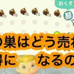 蜂の巣はどう売ればお得になるのか #あつ森 #どうぶつの森