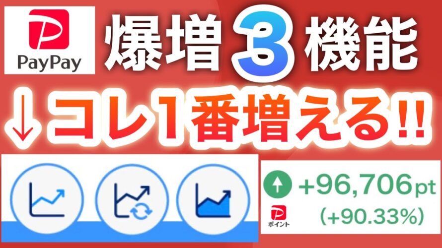 PayPayってこんな方法でも増えるの⁉︎【ポイント運用】