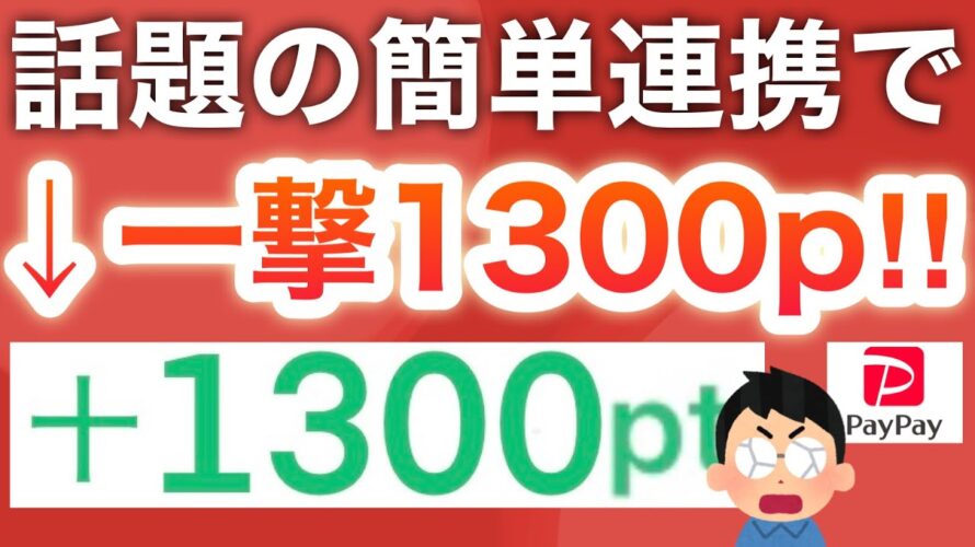 コレは全員すぐ出来る‼︎PayPay最大5000pも!!