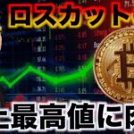 ビットコインはロスカットの嵐で史上最高値に肉薄！