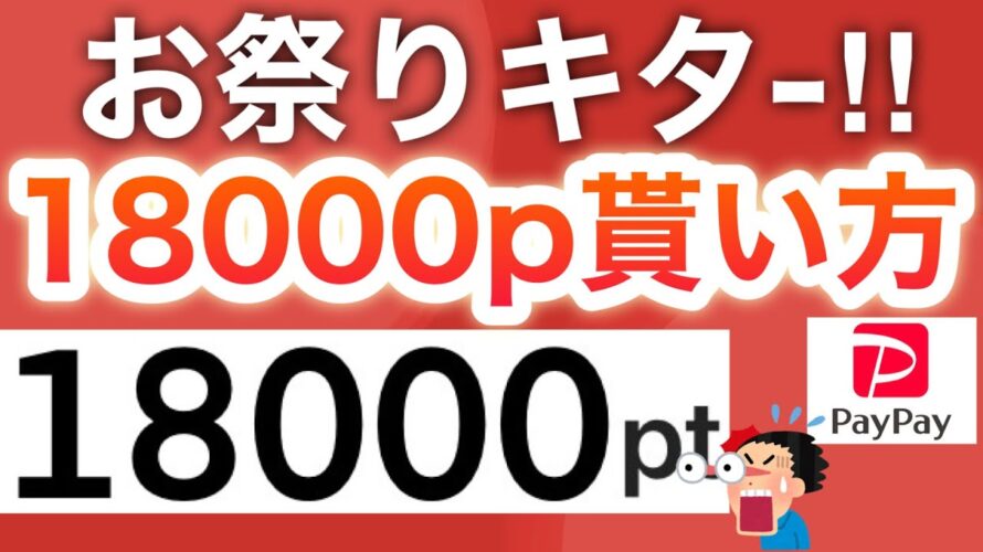 11月なんで!?PayPayポイント大量ゲットのチャンス