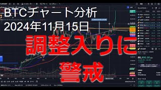 2024年11月15日ビットコイン相場分析