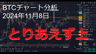 2024年11月8日ビットコイン相場分析