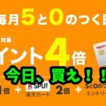 今すぐチェック！楽天ブラックフライデー2024×5と0のつく日で最大43倍還元！【エントリー必須】
