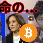 遂に運命のアメリカ大統領選、ビットコイン飛ぶか急落か【仮想通貨 暗号資産 暗号通貨 BTC イーサリアム リップル ソラナ トンコイン他】