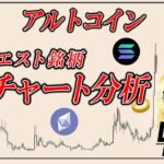 リップル,ビットコインとみなさんが注目しているアルトコインをチャート分析【DOGE,ADA,SOL,ETH】