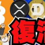 【🔥ビットコイン復活】XRP、イーサリアムが上昇！懸念点も？／ミームコイン好調！ドージコインがETP？／魔界大冒険はもうだめか？苦しい状況