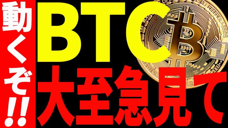 【仮想通貨】ビットコイン爆上げに黄色信号⁉大きく動くぞ!大至急見て!