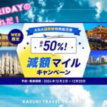 ANA減額マイルキャンペーンで国際線をお得に！今がチャンス✈️