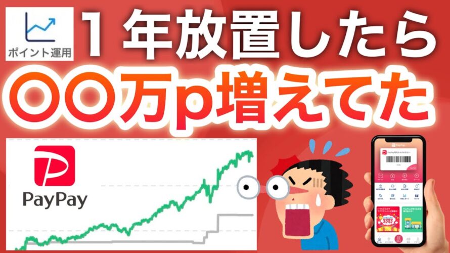コレに入れておくだけ‼︎PayPayポイント運用が神すぎた…‼︎