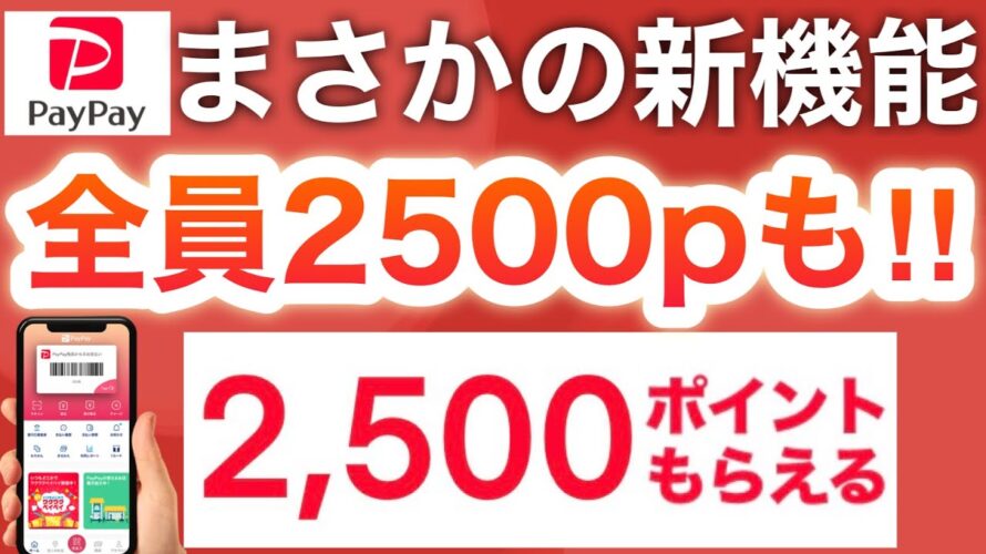 PayPay新機能が神すぎる…‼︎コレで100円が5倍になったwww