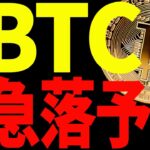 【仮想通貨】ビットコイン急落予兆あり⁉︎今後〇〇ドルまで落ちる可能性あります！