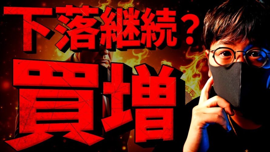 仮想通貨、買っていい?この下落で買増ししたコインは〇〇!!