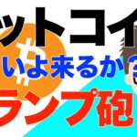 ビットコイン（BTC）いよいよ来るか？トランプ砲！20日にも大統領令！