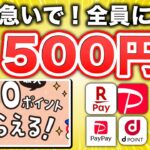 【必ずやって！】全員にPayPay500円分が絶対もらえるキャンペーンが簡単すぎる…