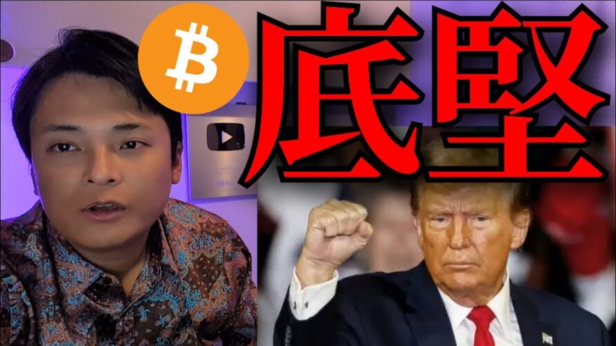 短期リスクオフでもビットコイン底堅い、トランプ就任前にバブル再開?【仮想通貨 米国株 暗号資産】