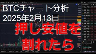 2025年2月13日ビットコイン相場分析