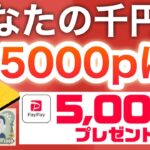 早期終了の可能性アリ‼︎たった千円がPayPay5000pになる神キャンペーン開始！！！
