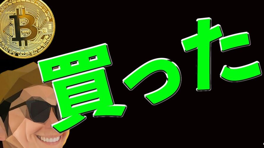 ビットコイン買いました‼️今後のトレード戦略💰