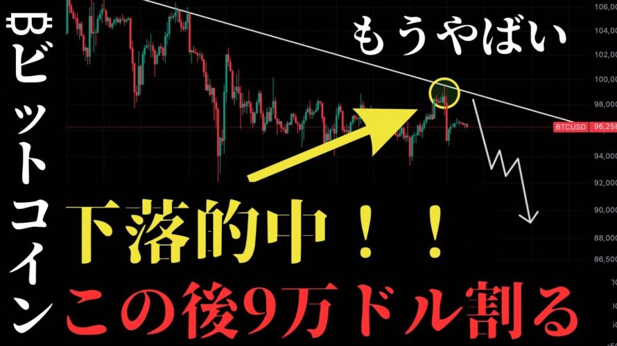 【⚠️逃げろ】まさか買ってないよな?これからビットコイン大暴落します