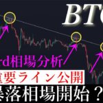 ⚠️ビットコイン3月60000ドル代まで暴落する？！今の下落どこまで継続するのか解説します