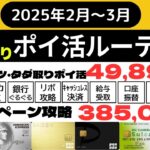 【ポイ活ルーティン】438,937 ポイント獲得（2月1日～3月31日）　リボキャンペーン（3万円×8枚＝24万円）とセゾンプラチナＡＭＥＸの新規入会キャンペーン10万円が大きく貢献！