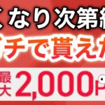 【急げ‼︎】今日から5000pか2000pどちらか貰える…‼︎PayPayも簡単に‼︎