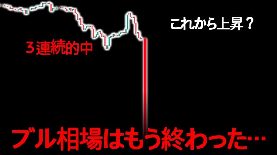 ビットコイン、そんなことはどうでもいい。今は”とにかく”逃げるべき