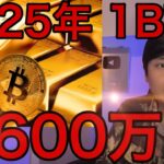 金最高値に追従して2025年仮想通貨ビットコイン 40万ドル (5,600万円)、2030年1億円超え?!
