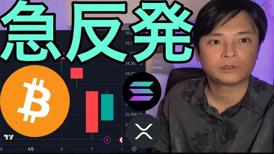 【株価&ビットコイン急反発】なぜ?BTC以外の仮想通貨は悲惨