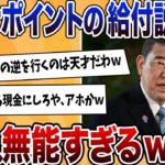 自民、マイナポイントでの給付を検討！国民、無能ぶりに呆れ果てるｗｗｗｗｗ【反応集】【ゆっくり解説】