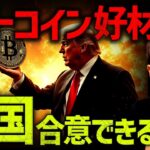 中国と合意できる！トランプ発言でビットコインはどう動く？！