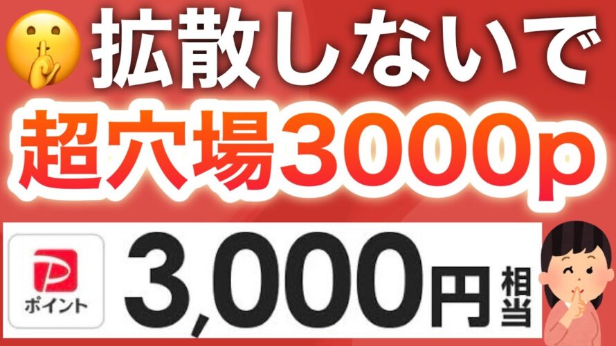 99%知らない穴場見つけた‼︎コレでPayPay3000pは流石に激アツすぎる!!!