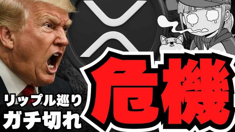 【仮想通貨】リップル危険?トランプガチギレ/ビットコイン上昇はまだ続く?世界のお金が増えている/イーサリアム爆上げ・ソラナも上昇中