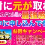 【５月中がチャンス】楽天モバイル申し込んで楽天モバイル最強感謝祭へ参加を！楽天経済圏からの楽天ポイント還元でお得間違いなし！おすすめ申し込みキャンペーン: 三木谷・楽天従業員紹介キャンペーンも解説！