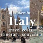 エアチャイナで行く✈イタリア旅行 🇮🇹vlog 🇮🇹費用💰イタリアのお土産、4泊7日の旅程、スーパーマーケット、ルフトハンザラウンジ、 中国国際航空/ANAマイル✈も貯まる！ミラノ、ヴェローナ