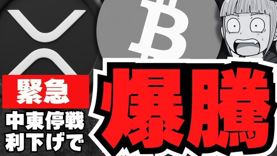 【緊急】ビットコイン10.6万ドル回復の理由は／仮想通貨が熱い！XRP不要論？