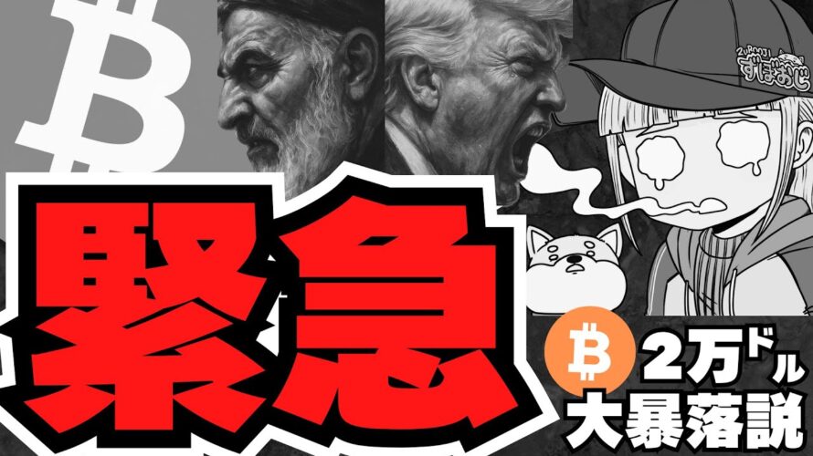 【仮想通貨】ビットコインが10万ドル割れ!次はどうなる?XRPの未来は
